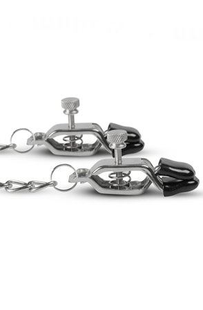 Kjøp Easytoys Big Nipple Clamps With Chain 45 cm - Brystklemmer med kjede | God pris