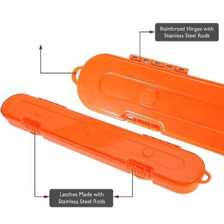 Case för motorsåg, organizer för motorsåg, kompatibel med 10 tum 16 tum 18 tum 20 tum motorsåg (-ES