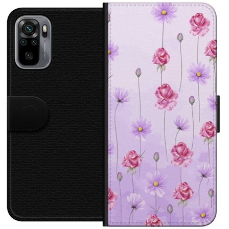 Yhteensopiva Lompakkokotelo Xiaomi Redmi Note 10S Petal Reverie Lilac Mist