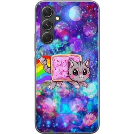 Yhteensopiva Puhelinkuori Samsung Samsung Galaxy S24 Lentävä kissa