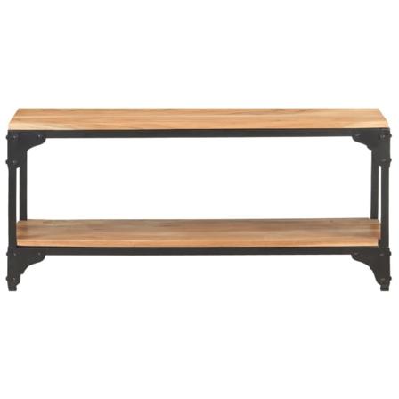 Vidaxl Soffbord 90x30x40 Cm Massivt Akaciaträ Brun