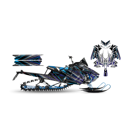 Dekalkit SweTown Oblivion Dark Blue - Polaris Axys 850 Pro RMK 163 2019-2019