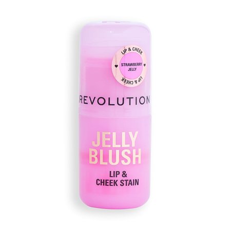 Revolution Jelly Blush Stick Lip and Cheek Stain Strawberry Pink, Makeup, Ansigt, Blush