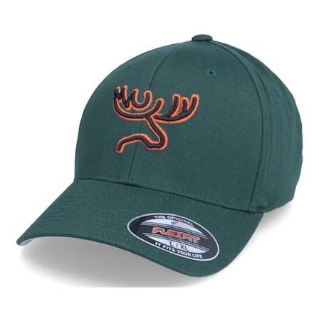 Hunter - Verde flexfit Cappellino - 3D Moose Spruce Flexfit @ Hatstore