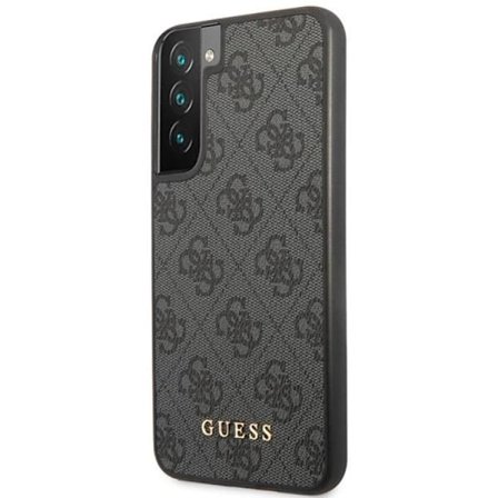 Guess Galaxy S24 Plus Mobilskal Metall Guld Logo - Svart