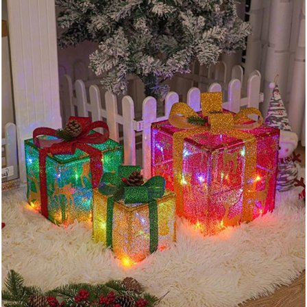 3-pack Jul LED-presentask