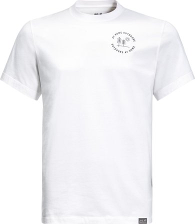 Jack Wolfskin Men's Freedom In Nature Tee Men short-sleeved sweaters White XL