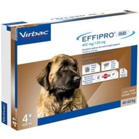 Effipro Spot-On Soluzione 4 Pipette 4,02ml 402mg Cani Da 40 A