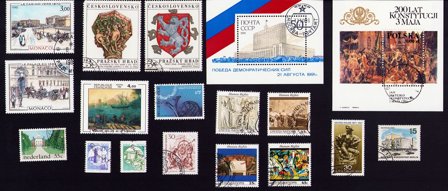 Kunst/Kultur - Frimærkepakke - Stemplet