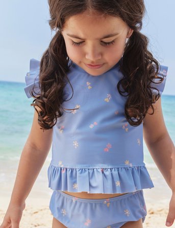 Wheat Swim Set 2-Piece Alma - Blue - 128