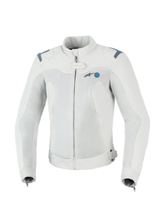 Motorjas Alpinestars Stella Circal-1 Air Dames Metaalgrijs/Methylblauw S