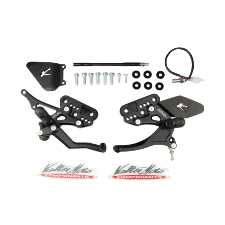 Komplet Setów Sportowych Valter Moto Typ 1.5 Czarne - Suzuki SFV 650 Gladius 2009-2017