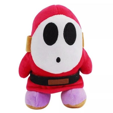 Super Mario Shy Guy plyschfigur gosedjur mjukdjur 16 cm NY KLB