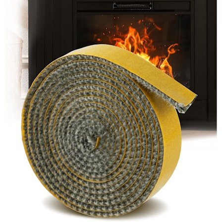 Ovnpakning, Pelletovnpakning, Selvklebende Lufttett Fiberglass Tau For Ovn, Peis, Ovnsdør, Kjeler, Varmebestandig