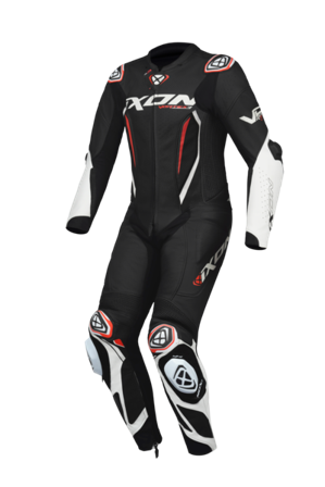 Lederkombi Ixon VORTEX 3 Kinder Schwarz/Weiß 10