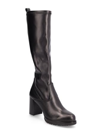 Woms Boots Høye Støvletter Svart Tamaris