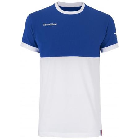 Shirts Tecnifibre F1 Stretch Royal Blå,vit 183 - 187 Cm/l