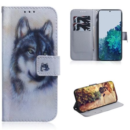 Plånboksfodral Samsung Galaxy S22 Ultra - Varg