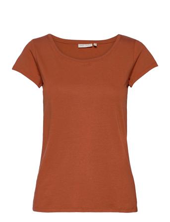 Rena T-Shirt T-shirts & Tops Short-sleeved Brun InWear