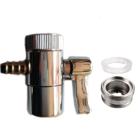 Avledningsventil 10,5 mm slang för bänkskivevattenfilter Vattenrenare Ro-system Kranadapter