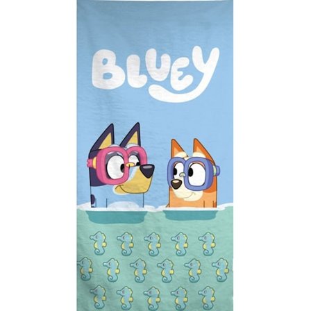 Bluey Dykande badhandduk, strandhandduk 70x140 cm (Snabbtorkande)