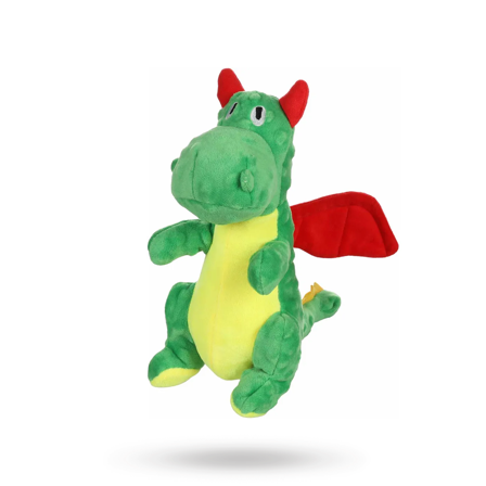 Drake Grön Hundleksak - med prassel och pip - Hundleksaker