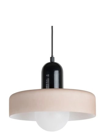 Leitmotiv Pendant Lamp Opaco Grato - Black - H23CM