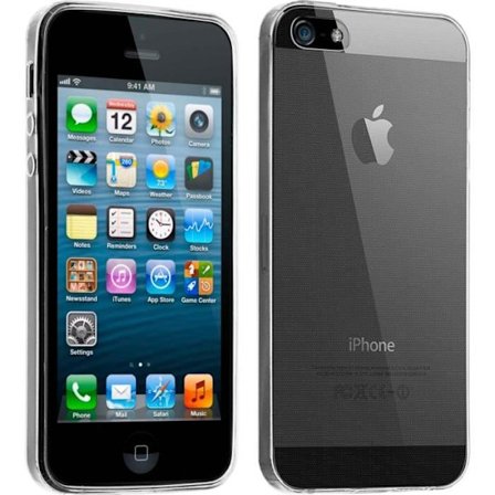 Coque iPhone 5/5S/SE - Avizar - Silikon Gel - Transparent - Ultra tunn - Stöt skydd