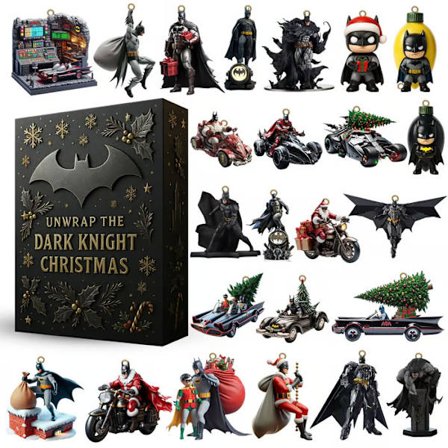 Ny Batman 2025 Adventskalender Blindboks Juletrepynt Akryl Ornament