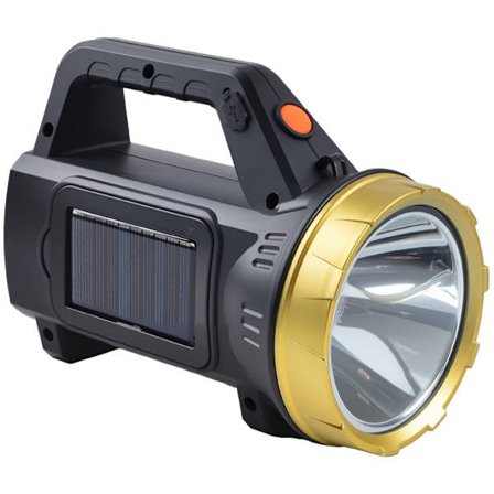 ING Lommelykt Vanntett Multifunksjonell LED-lommelykt og Oppladbar Solcelledrevet Med Solenergi og USB Nødlykter LED-lommelykt