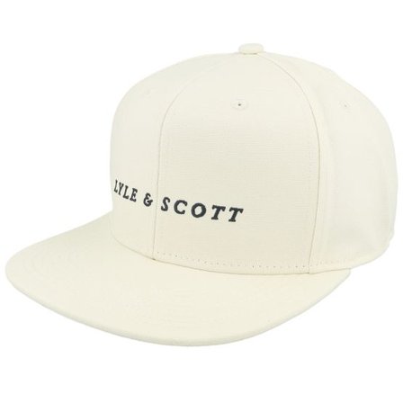 Lyle & Scott - Vit snapback Keps - Script Cap Foam Snapback @ Hatstore