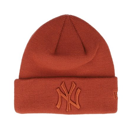 New Era - Naranja cuff Beanie - Kids New York Yankees League Essential Beanie Copper Cuff @ Hatstore