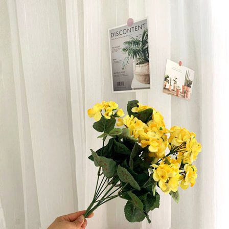 Kunstig blomst Begonia blomst 2 2