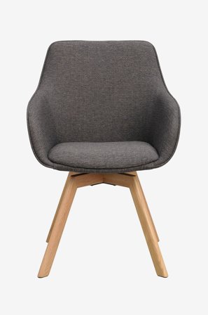 Rowico Home - Alison stol med armlæn, 2-personers - Grå - Stole med armlæn - Fra Homeroom