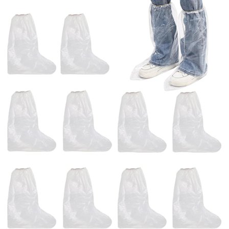 Par Engangs Oversko, Vandtætte Oversko, Engangs Vandtætte Støvleovertræk til Regnsko 39 x 50cm