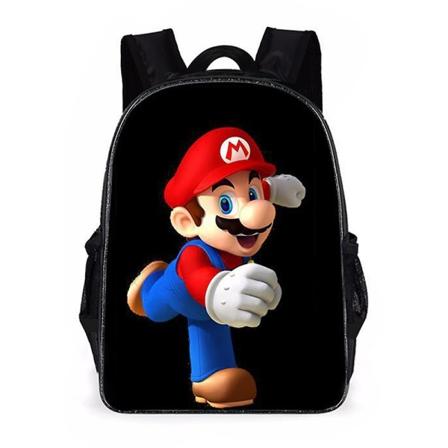 Barn Gutter Jenter Super Mario Ryggsekk Skoleveske Casual Bokveske Reiseryggsekkgaver - Perfet