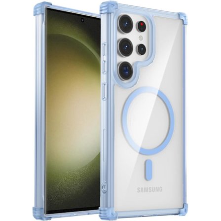 Mobilskal - Samsung S23 Ultra - Magnetisk - Anti-fall - Blå