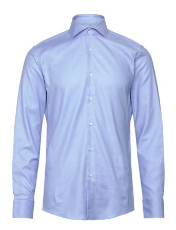 H-Hank-Spread-C1-222 Tops Shirts Business Blue BOSS