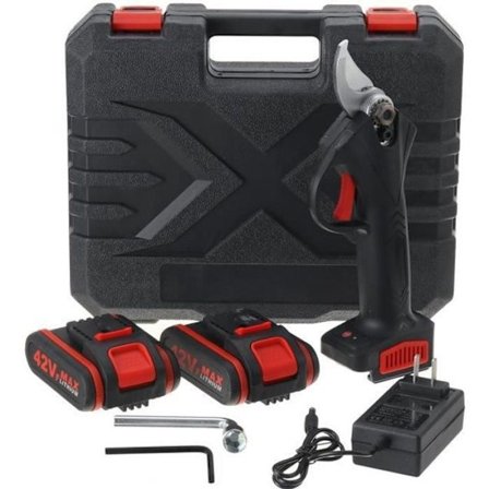 Elektrisk beskærer - US STIK - 30mm - Genopladelig - 2 batterier - ABS og legeret stål