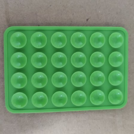 Förtjockad 24-kornig fyrkantig sugkopp, mobiltelefon silikon sugkopp, mobiltelefon surfplatta datorstöd, klistra in hållare