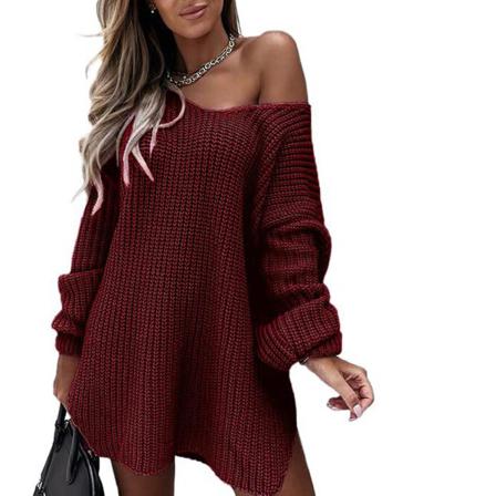 Höst/vinter Casual Kort Tröja För Kvinnor