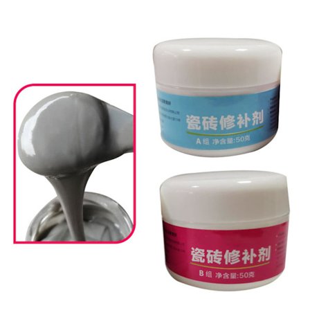Magic Ceramic Tile Repair Agent - Reparation af Badekarfliser, Porcelæn og Brusevægsglasfiber