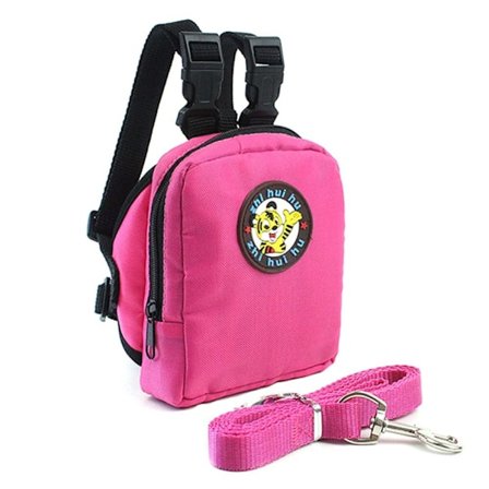 Själv ryggsäck för hund Husdjursryggsäck ROSE RED S - spot sales