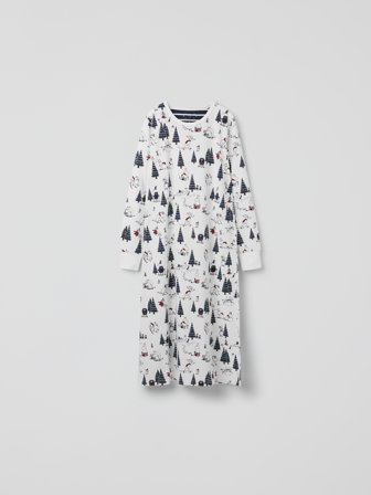 Polarn O. Pyret - Nightgown adult Moomin - L - Childrenswear - white