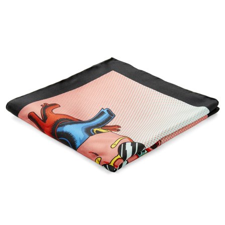 Heart Man New Age Lommeklud til mænd - Mønstrede lommeklude