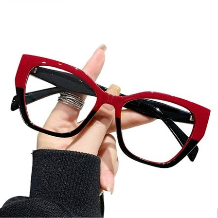 Blåljusfilter Glasögon Mode Stor Båge Anti UV-strålar Datorglasögon för Män och Kvinnor [Db]