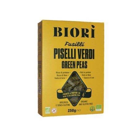 Biori Grønn Ertepasta Fusilli Glutenfri 250 g