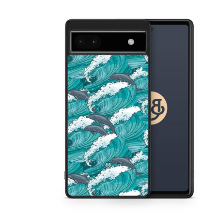 Bjornberry Skal Google Pixel 6a - Vågor & Delfiner