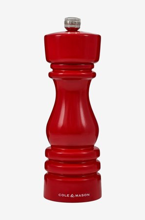 Cole & Mason - Suolamylly Gloss London - Punainen - Maustemyllyt & morttelit - - Homeroom
