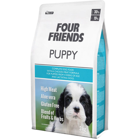 FourFriends - Hund Valp 3 kg - Hund - Hundefôr & hundemat - Tørrfôr for hund - ZOO.no
